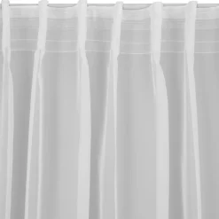 Eurofirany Firana do salonu biała SIMONE 140x300 cm