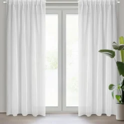 Firany, Zasłony I Akcesoria|Eurofirany Firana do salonu biała SIMONE 300x300 cm