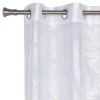 Firana do salonu biała VANUA 140x260 cm
