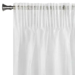 Eurofirany Firana do salonu na taśmie biała ESEL350x250 cm