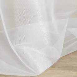 Eurofirany Firana do salonu na taśmie biała ESEL350x250 cm