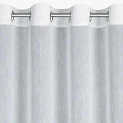 Eurofirany Firana na przelotkach biała ANIA 140x250 cm