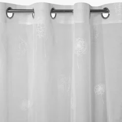 Firany, Zasłony I Akcesoria|Eurofirany Firana na przelotkach biała SABINE 140x250 cm