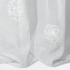 Firany, Zasłony I Akcesoria|Eurofirany Firana na przelotkach biała SABINE 140x250 cm