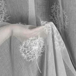 Firany, Zasłony I Akcesoria|Eurofirany Firana na przelotkach biała SABINE 140x250 cm