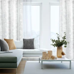 Eurofirany Firana na przelotkach biała POLI 140x250 cm