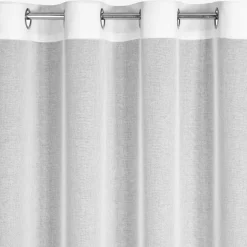 Eurofirany Firana na przelotkach biała ESTELLA 140x250 cm