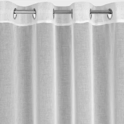 Firany, Zasłony I Akcesoria|Eurofirany Firana na przelotkach etno biała DANA 140x250 cm