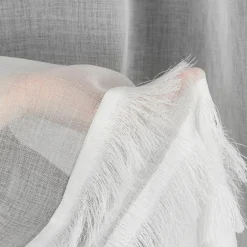 Firany, Zasłony I Akcesoria|Eurofirany Firana na przelotkach etno biała DANA 140x250 cm