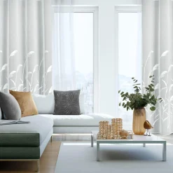 Eurofirany Firana na przelotkach kremowa ABBIE 140x250 cm