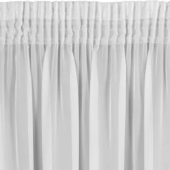 Eurofirany Firana na taśmie biała ARLETA 135x270 cm