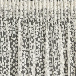 Firany, Zasłony I Akcesoria|Eurofirany Firana na taśmie biała DAISY 130x270 cm