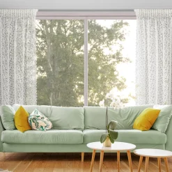 Firany, Zasłony I Akcesoria|Eurofirany Firana na taśmie biała DAISY 130x270 cm