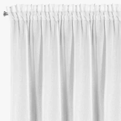 Firany, Zasłony I Akcesoria|Eurofirany Firana na taśmie biała TULSA 140x270 cm