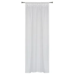 Firana z makramą i tunelem AZUL 140x260 cm