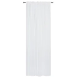 Firana z taśmą biała REMO 140x260 cm