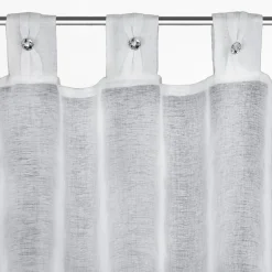 Eurofirany Firana zazdrostka biała SEVILLA 30x150 cm