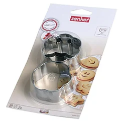 Foremki do wykrawania ciastek ZENKER SMILEY 2 szt. MIX