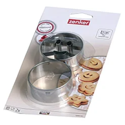Foremki do wykrawania ciastek ZENKER SMILEY 2 szt. MIX