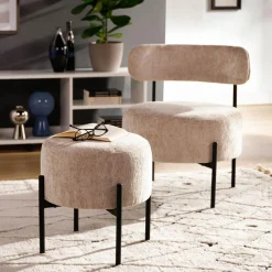 inny Fotel beżowy LUPUN