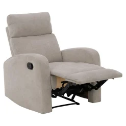 Fotel beżowy z funkcją relaks BLOOM