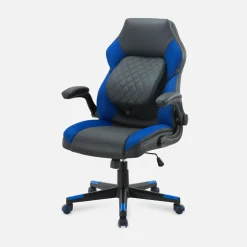 Dzieci Fotel biurowy czarno-niebieski MYSTICE