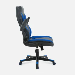 Dzieci Fotel biurowy czarno-niebieski MYSTICE