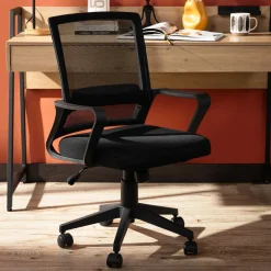 Dzieci Fotel biurowy czarny UUBI