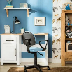 Dzieci Fotel biurowy jasnoniebieski NUPIG