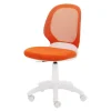 Dzieci Fotel biurowy młodzieżowy pomarańczowy CHAIREON
