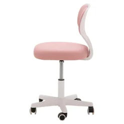 Fotele I Krzesła Do Biurka Dla Dzieci|Fotele Biurowe Dziecięce| Fotel biurowy różowo-biały MELLODY