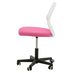 Fotele I Krzesła Do Biurka Dla Dzieci|Fotele Biurowe Dziecięce| Fotel biurowy różowo-biały MINISIT