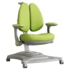 Dzieci Fotel biurowy z regulacją zielony RYTHMUSE