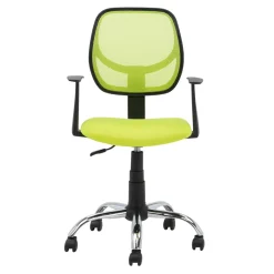 Dzieci Fotel biurowy z siatką mesh zielony NOPE