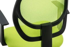 Dzieci Fotel biurowy z siatką mesh zielony NOPE