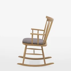Krzesła|Fameg Fotel bujany drewniany ROKANDI