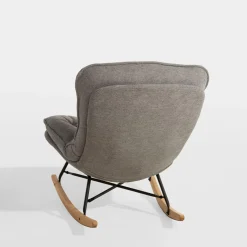 Fotele Wypoczynkowe|inny Fotel bujany jasnoszary DYNI