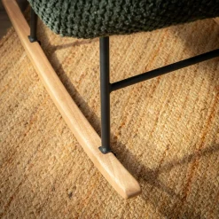 Fotele Wypoczynkowe|inny Fotel bujany JEXLA zielony