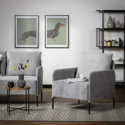 inny Fotel do salonu MANILI szary