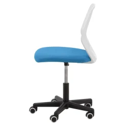 Dzieci Fotel dziecięcy niebiesko-biały MINISIT