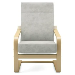 Fotel finka jasnoszary BAKU