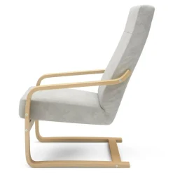 Fotel finka jasnoszary BAKU