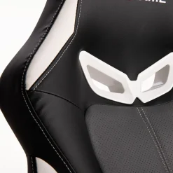 Fotele Gamingowe|Fotele Biurowe| Fotel gamingowy czarno-biały UDANDO