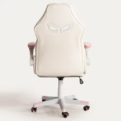 Fotele Gamingowe|Fotele Biurowe| Fotel gamingowy różowy-biały UDANDO