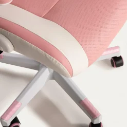 Fotele Gamingowe|Fotele Biurowe| Fotel gamingowy różowy-biały UDANDO