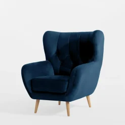 Fotele Wypoczynkowe|Impresti Fotel granatowy KELSO