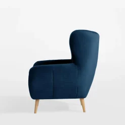 Fotele Wypoczynkowe|Impresti Fotel granatowy KELSO