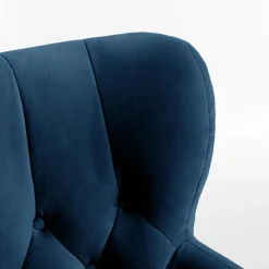 Fotele Wypoczynkowe|Impresti Fotel granatowy KELSO