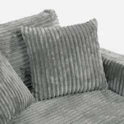 Fotele Wypoczynkowe| Fotel loveseat jasnoszara NOEMI