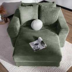 Fotele Wypoczynkowe| Fotel loveseat zielony NOEMI